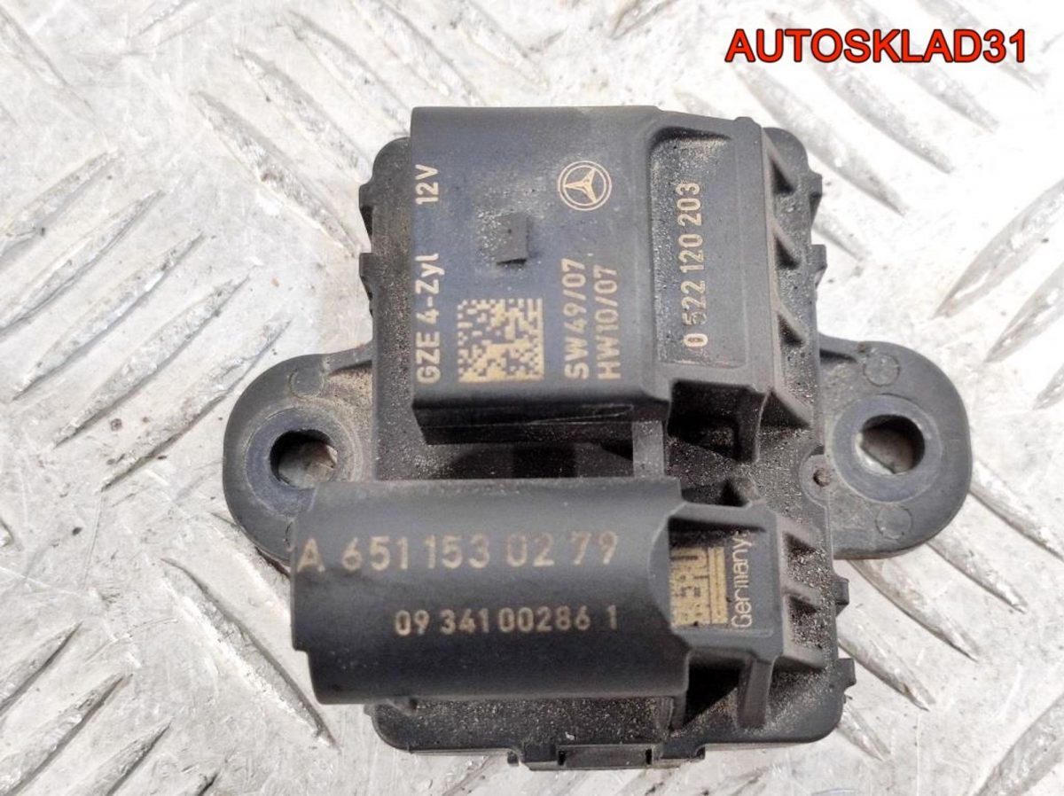 Реле свечей накала Mercedes Benz GLK X204 A6511530279 - АвтоСклад31.рф - авторазборка контрактные б/у запчасти в г. Белгород