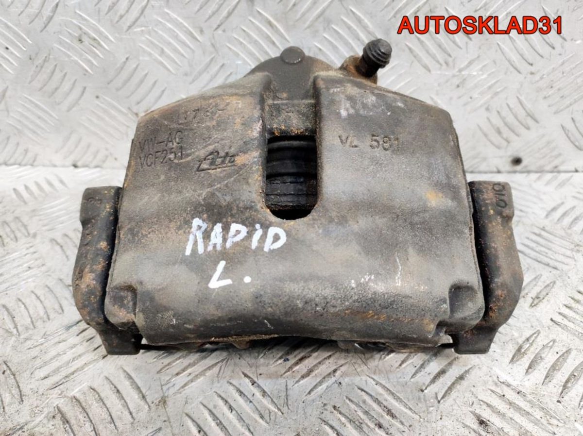 Суппорт тормозной передний левый Skoda Rapid 1K0615123E - АвтоСклад31.рф - авторазборка контрактные б/у запчасти в г. Белгород