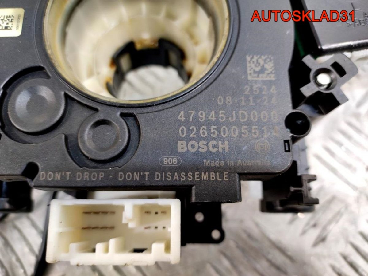 Переключатель подрулевой Nissan Qashqai J10 25560JD003 - АвтоСклад31.рф - авторазборка контрактные б/у запчасти в г. Белгород