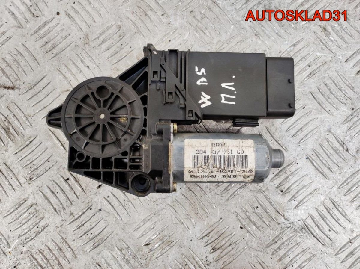Моторчик стеклоподъемника передний левый VW Passat B5 3B4837751GD - АвтоСклад31.рф - авторазборка контрактные б/у запчасти в г. Белгород