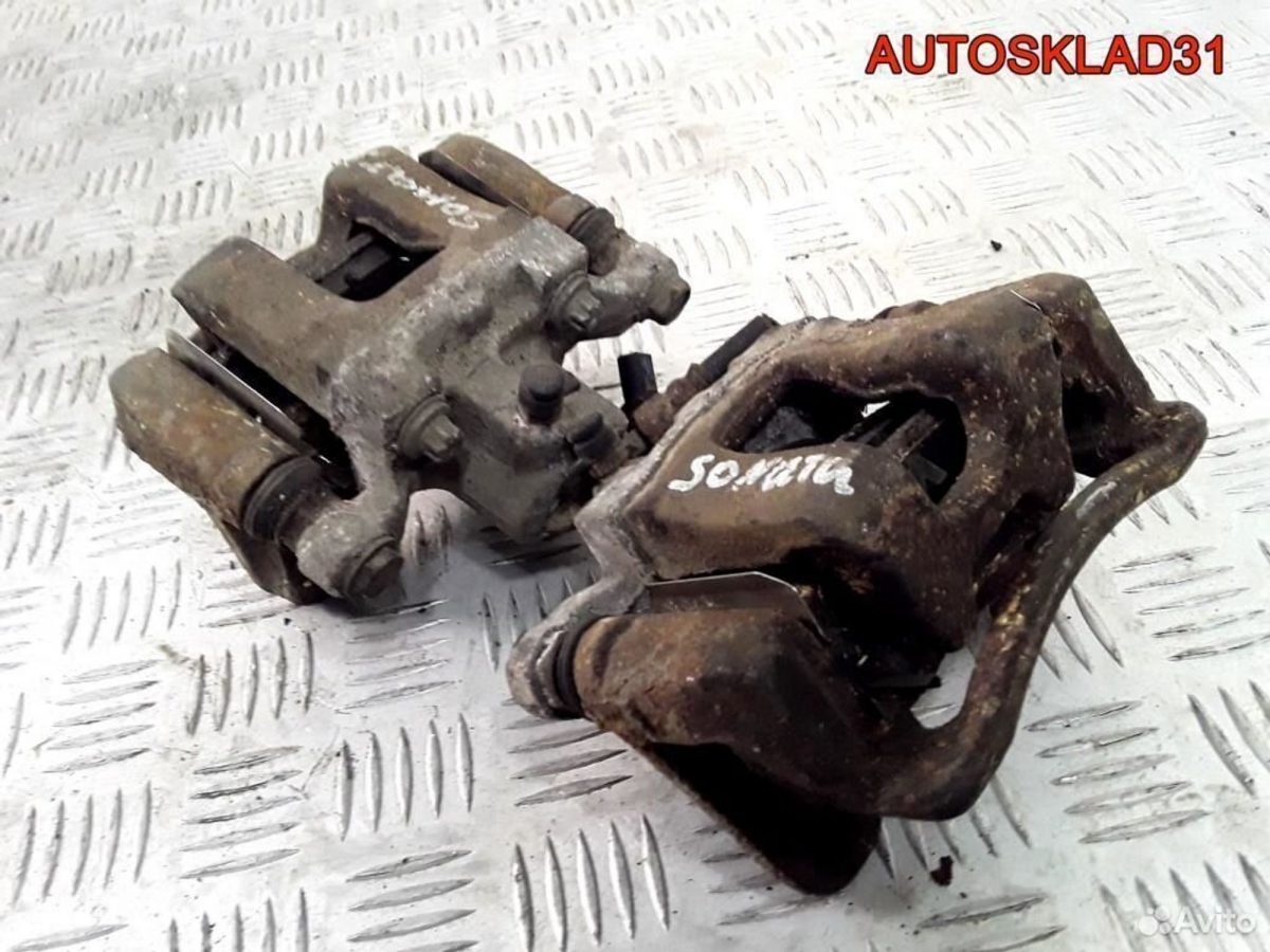 Суппорт тормозной задний Hyundai Sonata 6 2,0 G4KH Бензин - АвтоСклад31.рф - авторазборка контрактные б/у запчасти в г. Белгород
