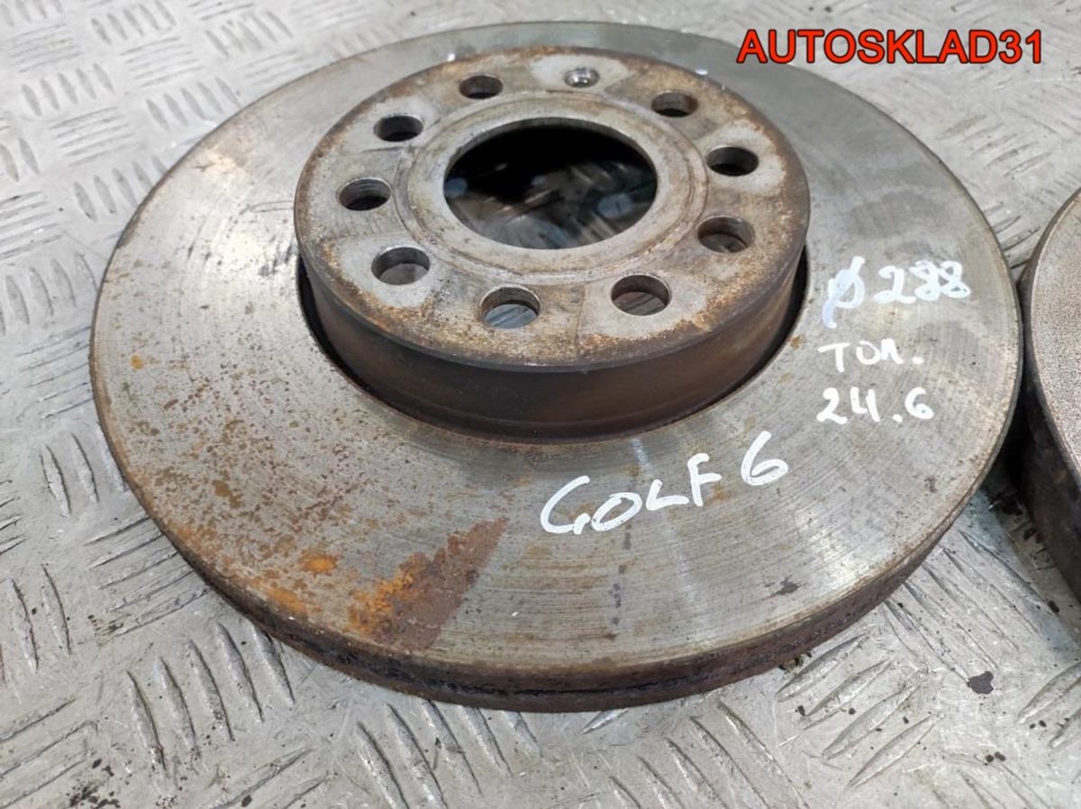 Диск тормозной передний комплект VW Golf 6 1K0615301T - АвтоСклад31.рф - авторазборка контрактные б/у запчасти в г. Белгород