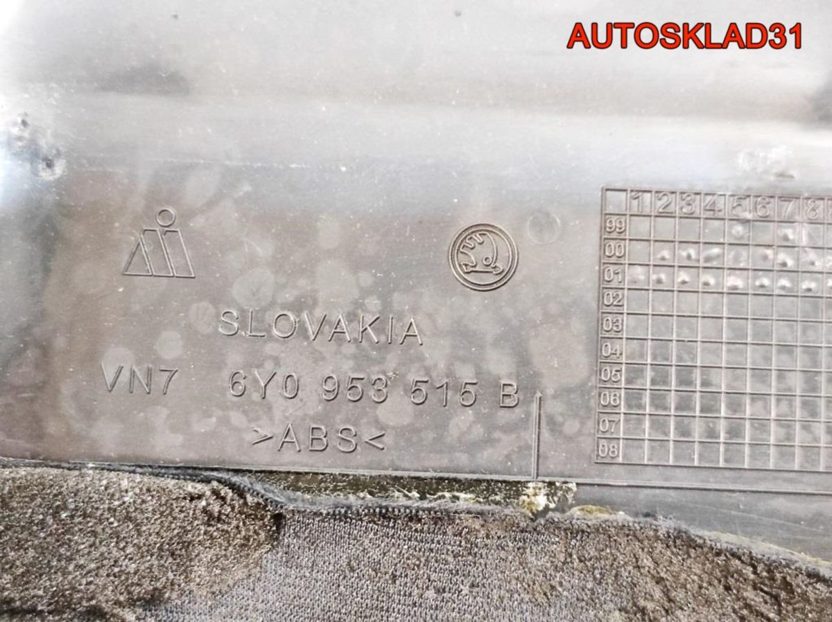 Кожух рулевой колонки Skoda Fabia 1 6Y0953515B - АвтоСклад31.рф - авторазборка контрактные б/у запчасти в г. Белгород