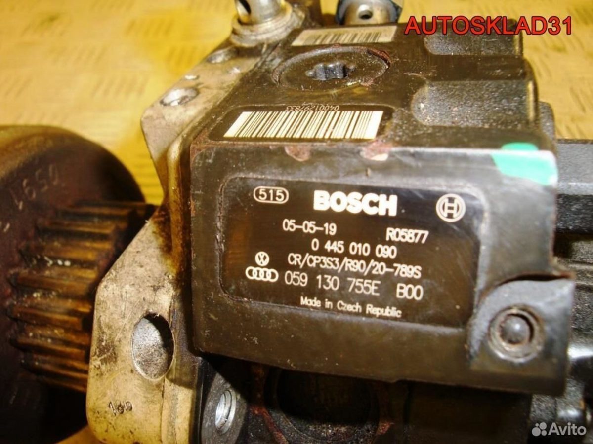 Тнвд Audi A6 C6 3,0 BMK 059130755E - АвтоСклад31.рф - авторазборка контрактные б/у запчасти в г. Белгород