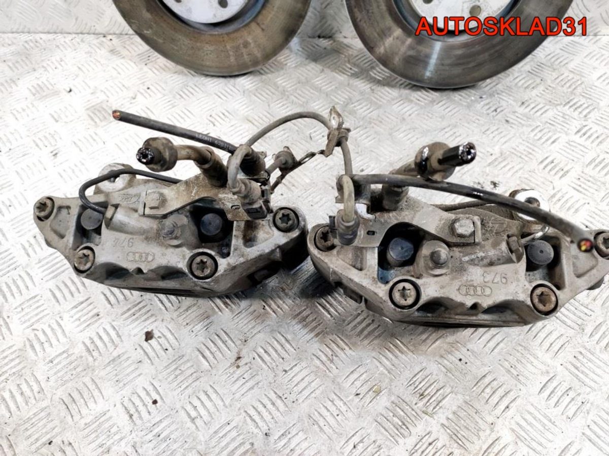 Суппорт тормозной передний комплект Audi A6 C6 4F0615123 321мм - АвтоСклад31.рф - авторазборка контрактные б/у запчасти в г. Белгород