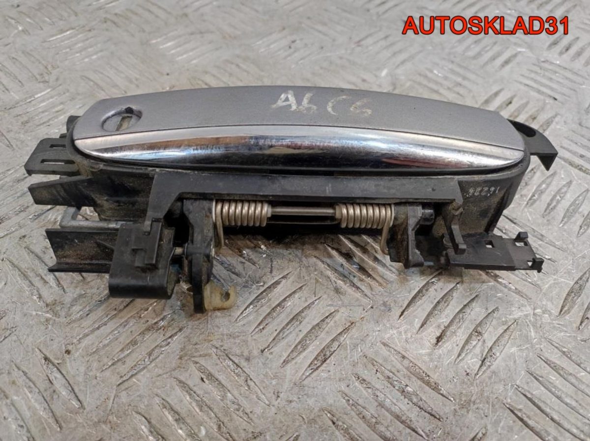 Ручка двери внешняя передняя левая Audi A6 C6 4F0837207B - АвтоСклад31.рф - авторазборка контрактные б/у запчасти в г. Белгород
