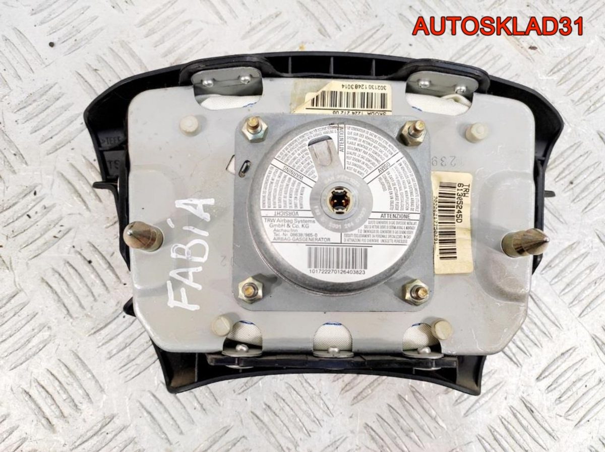 Подушка безопасности в рулевое колесо Skoda Fabia 1 6Y0880201 - АвтоСклад31.рф - авторазборка контрактные б/у запчасти в г. Белгород