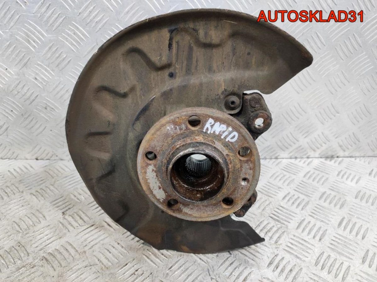 Кулак поворотный передний правый Skoda Rapid 1 6C0407256A - АвтоСклад31.рф - авторазборка контрактные б/у запчасти в г. Белгород