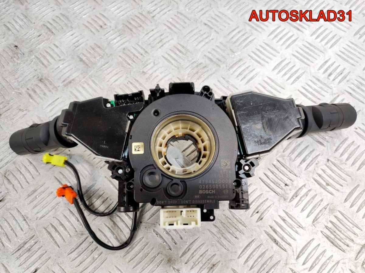 Переключатель подрулевой Nissan Qashqai J10 25560JD003 - АвтоСклад31.рф - авторазборка контрактные б/у запчасти в г. Белгород
