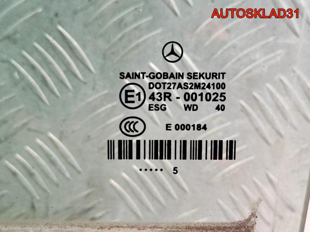 Стекло двери задней левой Mercedes W211 A2117350110 - АвтоСклад31.рф - авторазборка контрактные б/у запчасти в г. Белгород