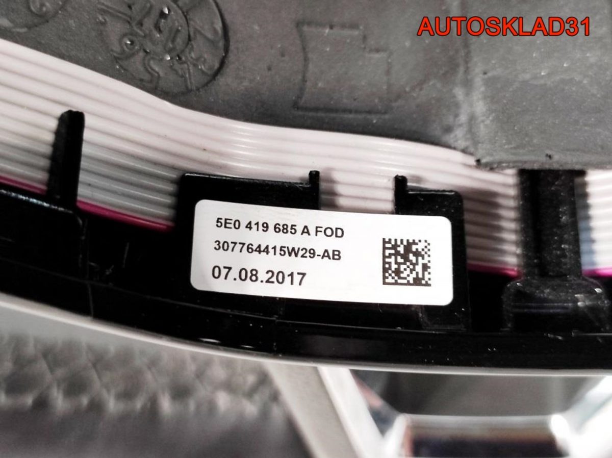 Рулевое колесо Кожа Skoda Rapid 3V0419091L - АвтоСклад31.рф - авторазборка контрактные б/у запчасти в г. Белгород