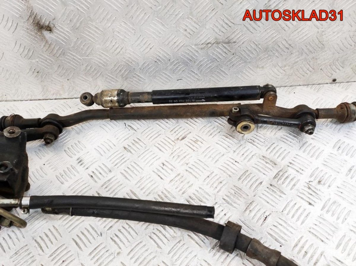 Редуктор рулевой Mercedes Benz W124 1244610805 в сборе с тягами и шлангами - АвтоСклад31.рф - авторазборка контрактные б/у запчасти в г. Белгород