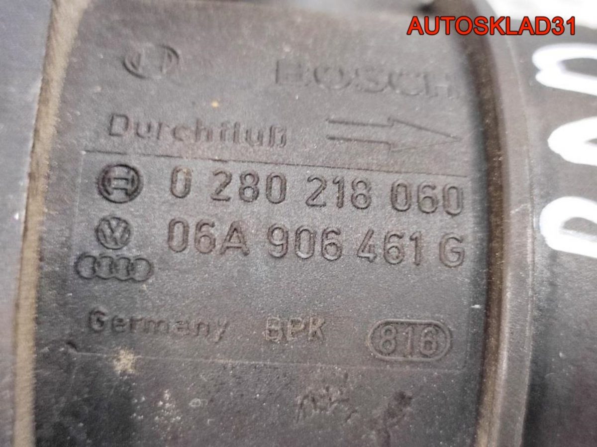 Расходомер воздуха VW Golf 4 1,6 BAD Бензин 06A906461G - АвтоСклад31.рф - авторазборка контрактные б/у запчасти в г. Белгород