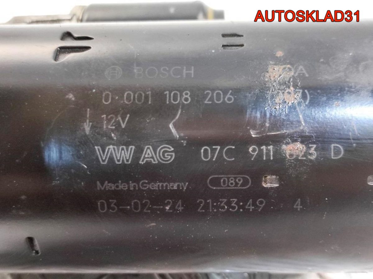 Стартер Audi A8 D3 6.0BHT Бензин 07C911023D - АвтоСклад31.рф - авторазборка контрактные б/у запчасти в г. Белгород
