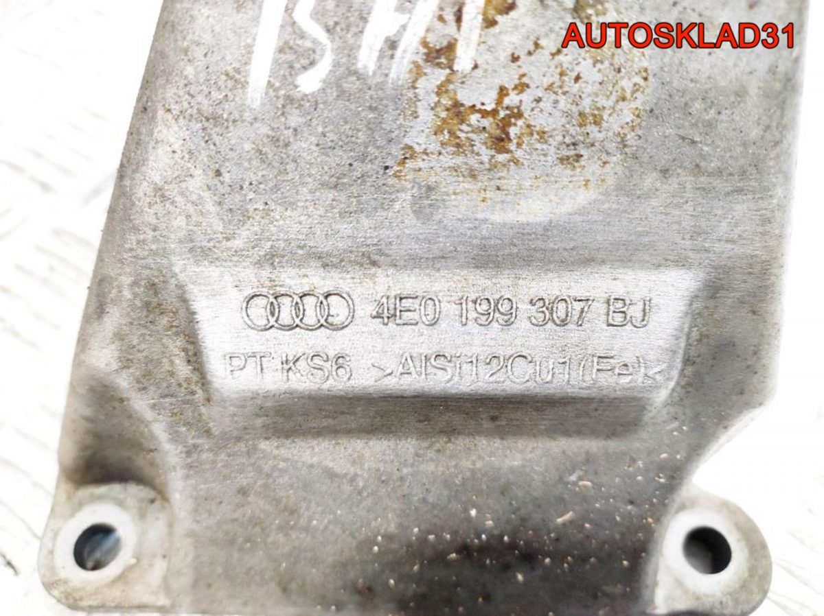 Кронштейн двигателя левый Audi A8 D3 6.0BHT Бензин 4E0199307BJ - АвтоСклад31.рф - авторазборка контрактные б/у запчасти в г. Белгород