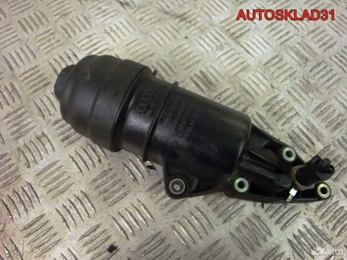 Корпус масляного фильтра Audi А6 С6 2,4 BDW 06E115405A - АвтоСклад31.рф - авторазборка контрактные б/у запчасти в г. Белгород