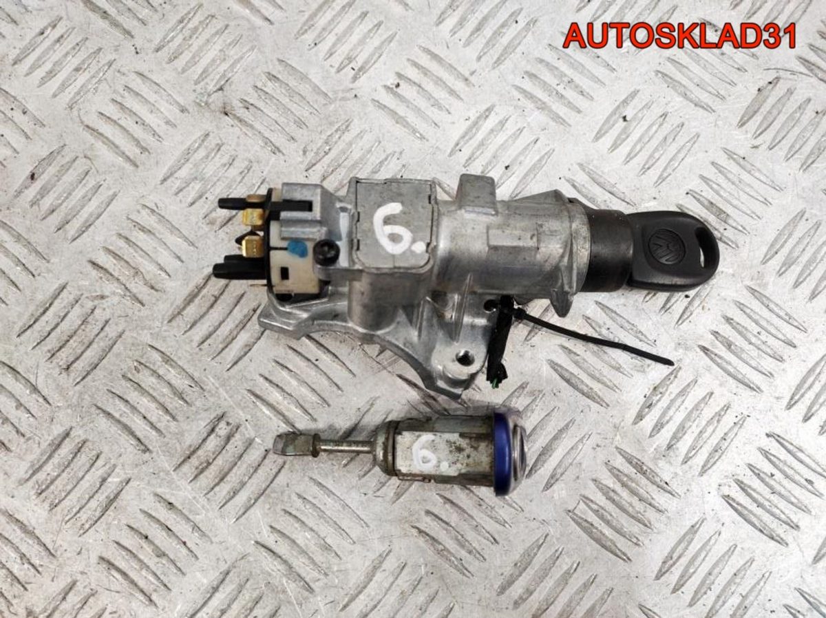 Комплект замок зажигания и личинка с ключом VW Passat B5 4D0905851E - АвтоСклад31.рф - авторазборка контрактные б/у запчасти в г. Белгород