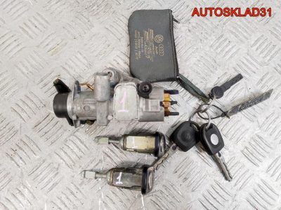 Комплект замок зажигания и личинки с ключом VW Passat B5 4B0905851B - АвтоСклад31.рф - авторазборка контрактные б/у запчасти в г. Белгород