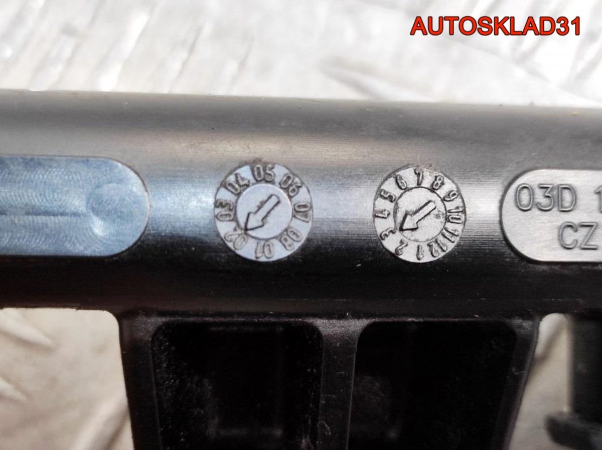 Рейка топливная VW Polo 4 1,2 AWY Бензин 03D133329A - АвтоСклад31.рф - авторазборка контрактные б/у запчасти в г. Белгород