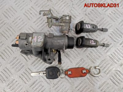 Комплект замок зажигания и личинка с ключом VW Passat B5 4B0905851C - АвтоСклад31.рф - авторазборка контрактные б/у запчасти в г. Белгород