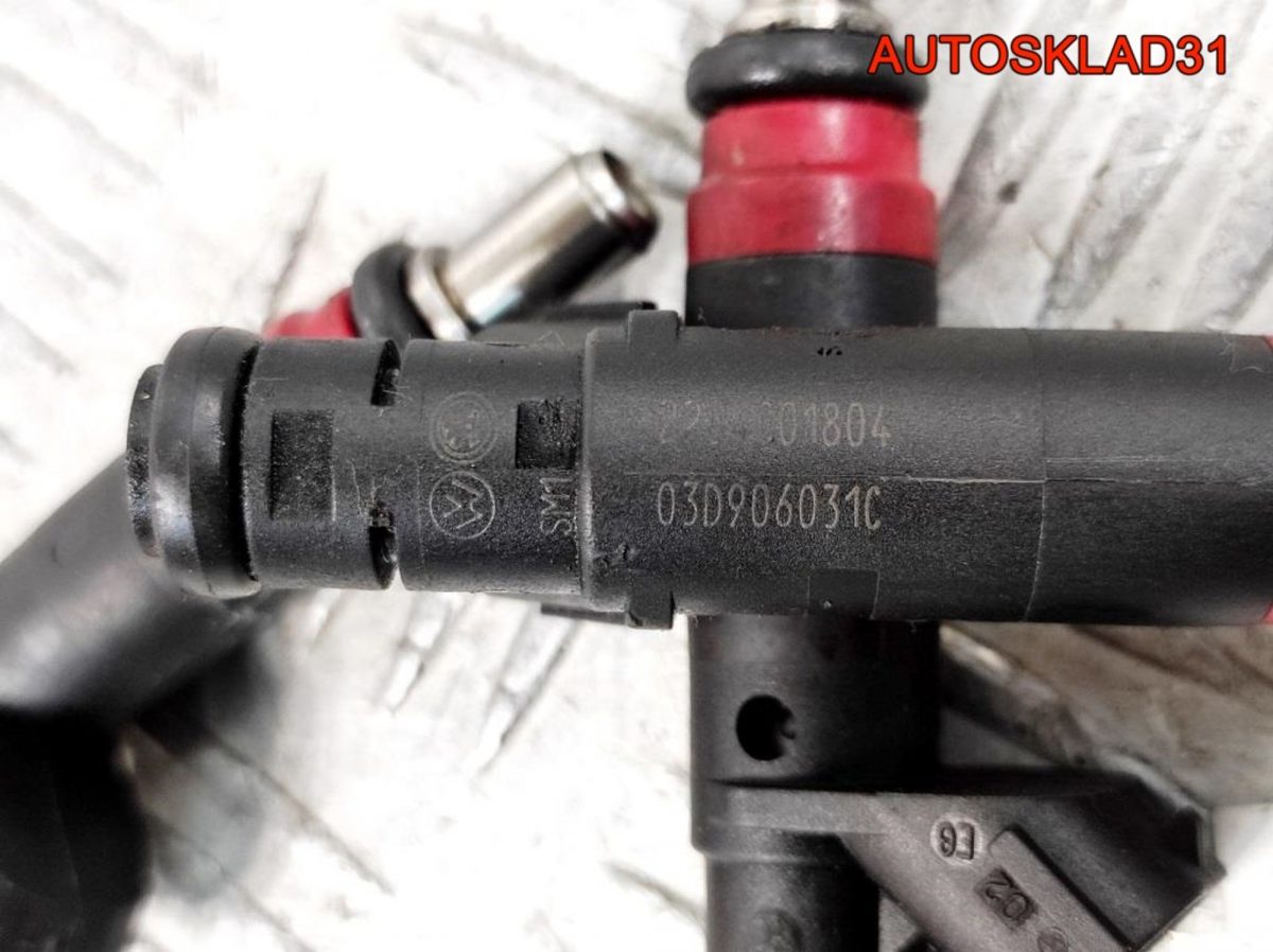 Форсунка топливная VW Polo 4 1,2 AWY Бензин 03D906031C - АвтоСклад31.рф - авторазборка контрактные б/у запчасти в г. Белгород