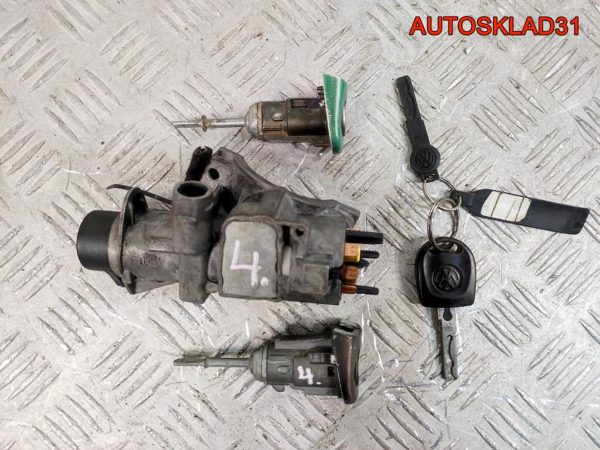 Комплект замок зажигания и личинки с ключом VW Passat B5 4B0905851C - АвтоСклад31.рф - авторазборка контрактные б/у запчасти в г. Белгород