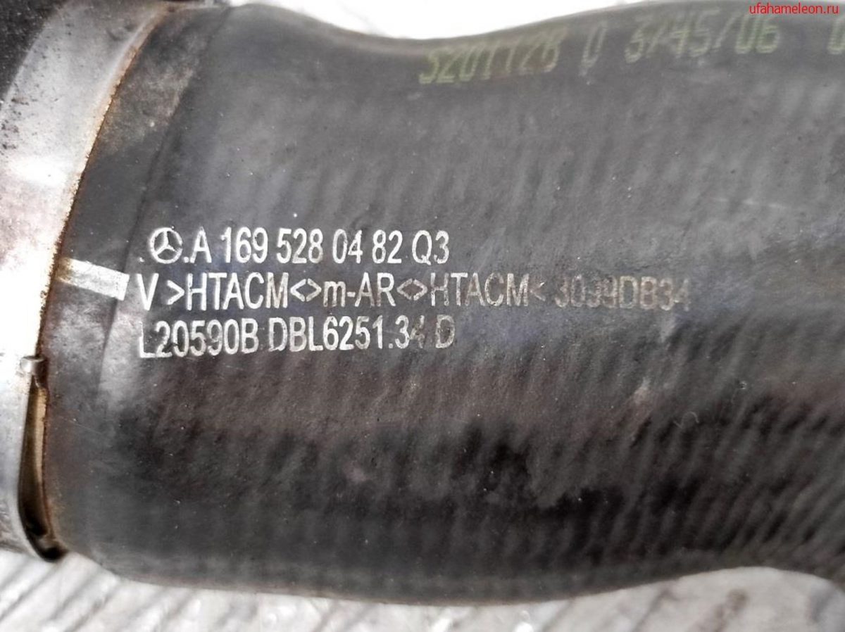Патрубок интеркулера Mercedes Benz A140 A1695280482 - АвтоСклад31.рф - авторазборка контрактные б/у запчасти в г. Белгород