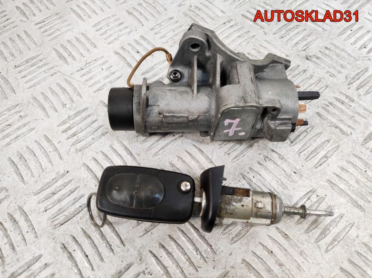 Комплект замок зажигания и личинка с ключом Volkswagen Golf 4 4B0905851C - АвтоСклад31.рф - авторазборка контрактные б/у запчасти в г. Белгород