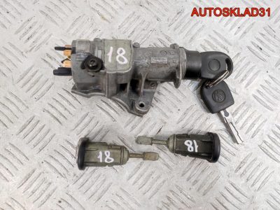 Комплект замок зажигания и личинки с ключом VW Golf 4 4B0905851C - АвтоСклад31.рф - авторазборка контрактные б/у запчасти в г. Белгород