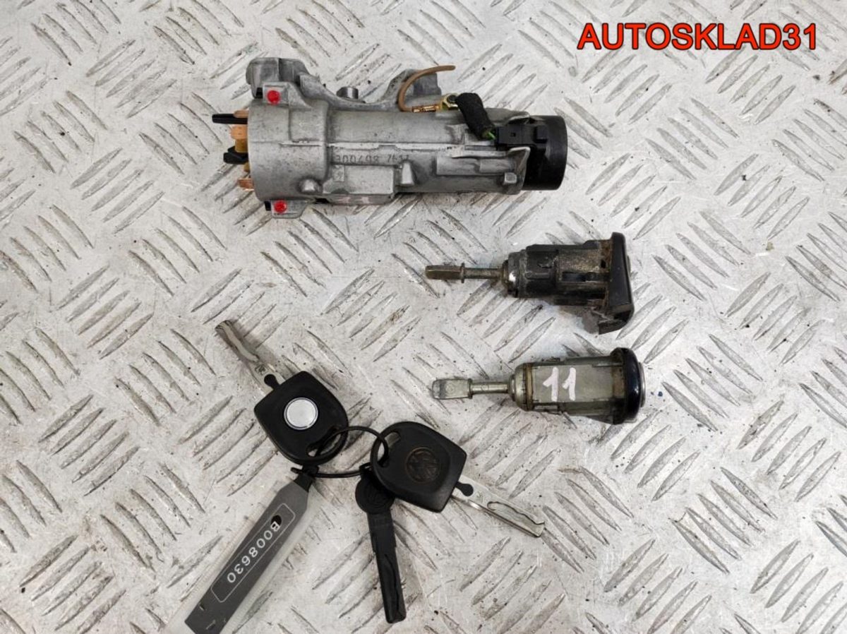 Комплект замок зажигания и личинки с ключом VW Passat B5 4B0905851C - АвтоСклад31.рф - авторазборка контрактные б/у запчасти в г. Белгород