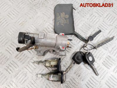 Комплект замок зажигания и личинки с ключом VW Passat B5 4B0905851B - АвтоСклад31.рф - авторазборка контрактные б/у запчасти в г. Белгород