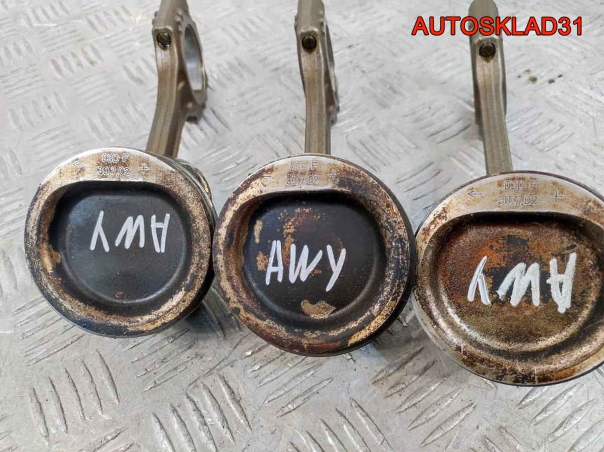 Поршень с шатуном VW Polo 4 1,2 AWY Бензин - АвтоСклад31.рф - авторазборка контрактные б/у запчасти в г. Белгород
