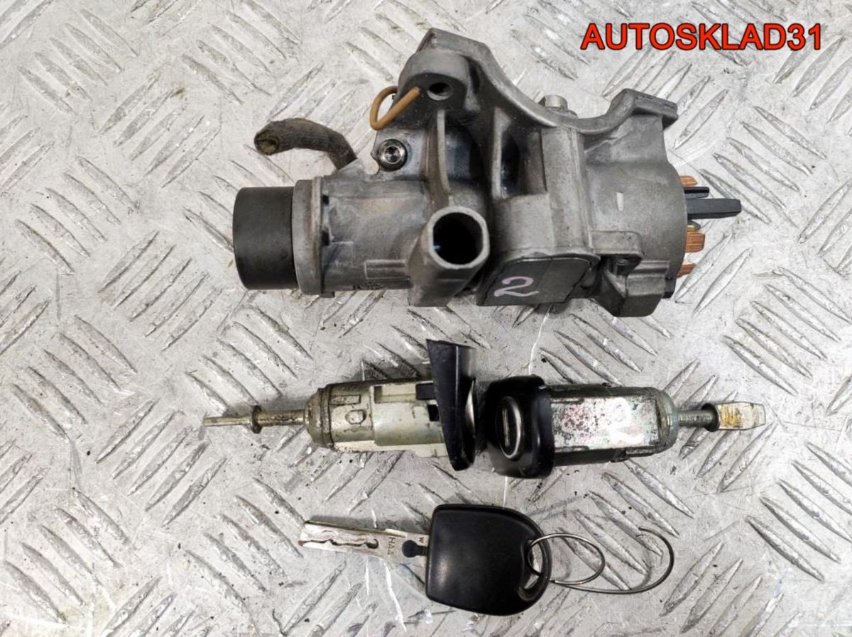 Комплект замок зажигания и личинки с ключом VW Golf 4  4B0905851B - АвтоСклад31.рф - авторазборка контрактные б/у запчасти в г. Белгород
