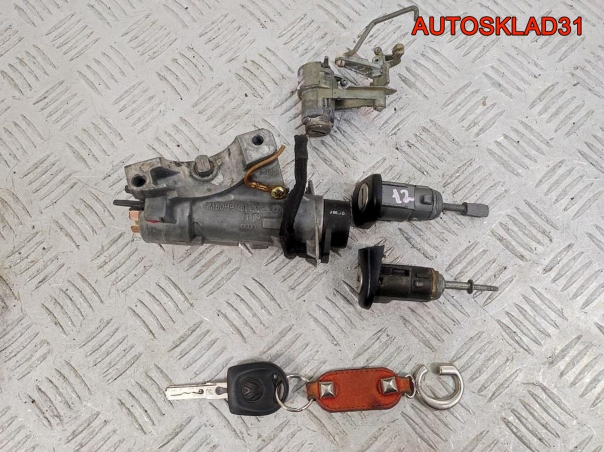 Комплект замок зажигания и личинка с ключом VW Passat B5 4B0905851C - АвтоСклад31.рф - авторазборка контрактные б/у запчасти в г. Белгород