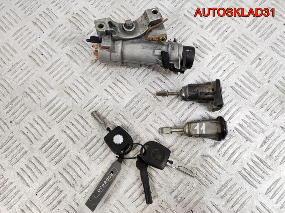 Комплект замок зажигания и личинки с ключом VW Passat B5 4B0905851C - АвтоСклад31.рф - авторазборка контрактные б/у запчасти в г. Белгород