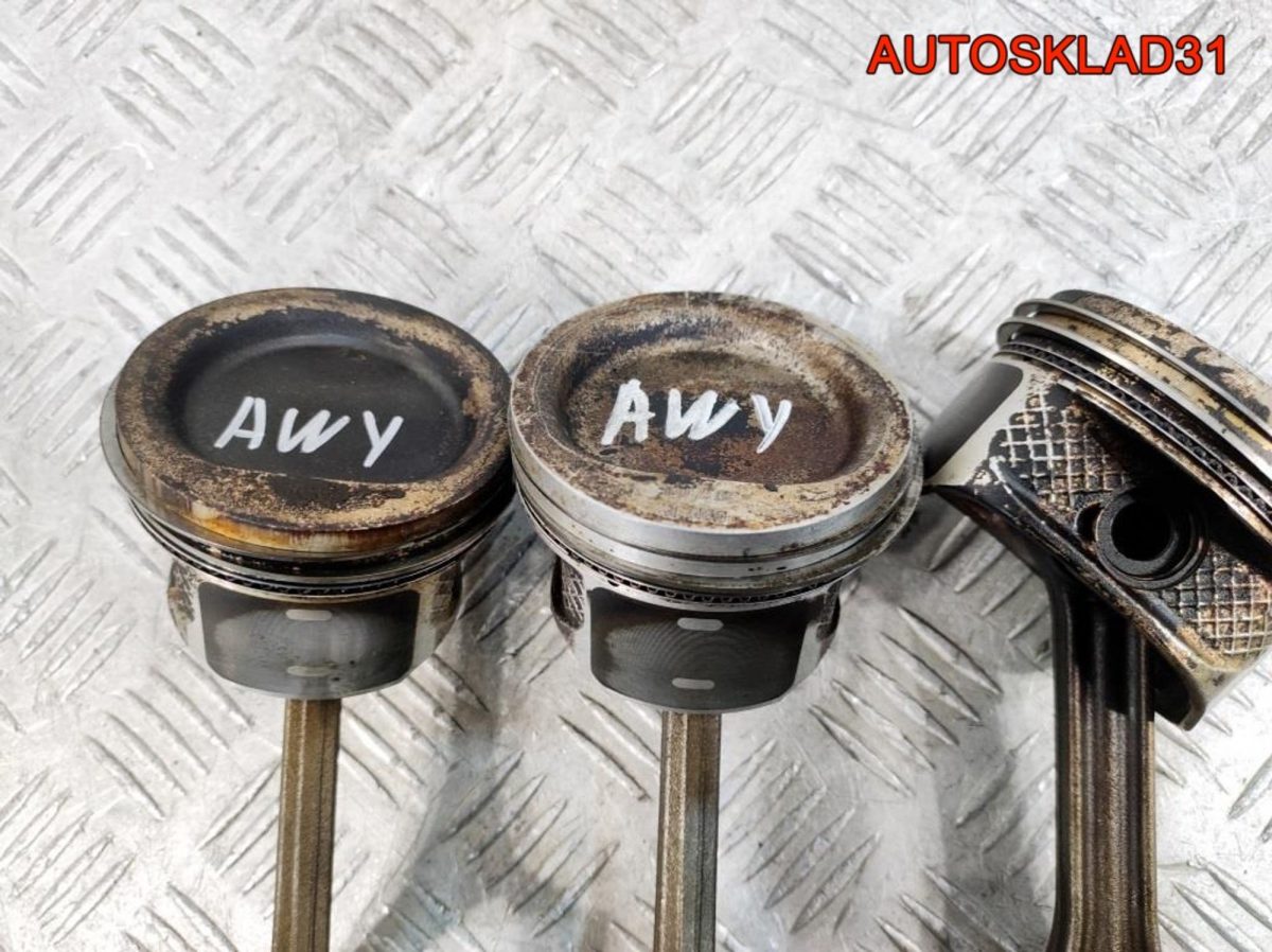 Поршень с шатуном VW Polo 4 1,2 AWY Бензин - АвтоСклад31.рф - авторазборка контрактные б/у запчасти в г. Белгород