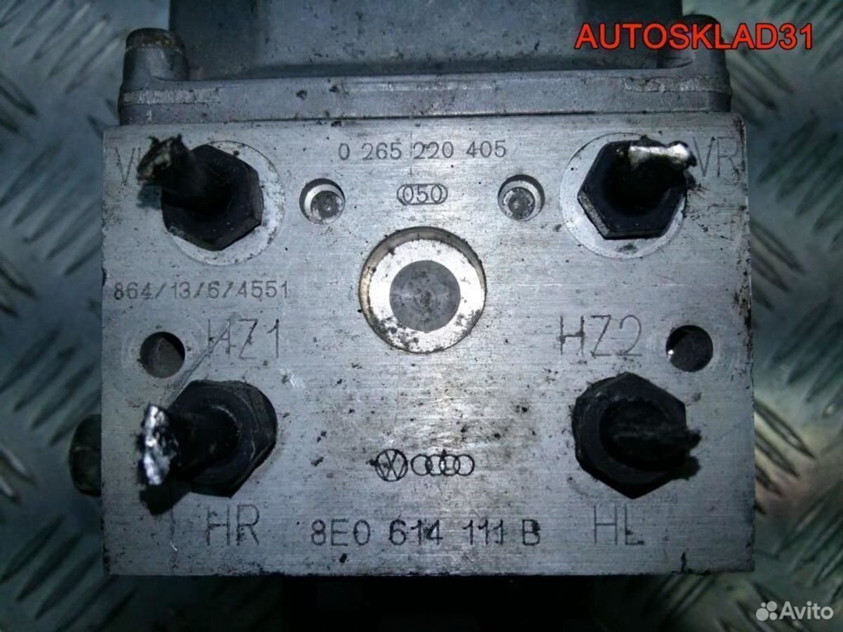 Блок ABS абс Audi A6 C5 8E0614111B - АвтоСклад31.рф - авторазборка контрактные б/у запчасти в г. Белгород