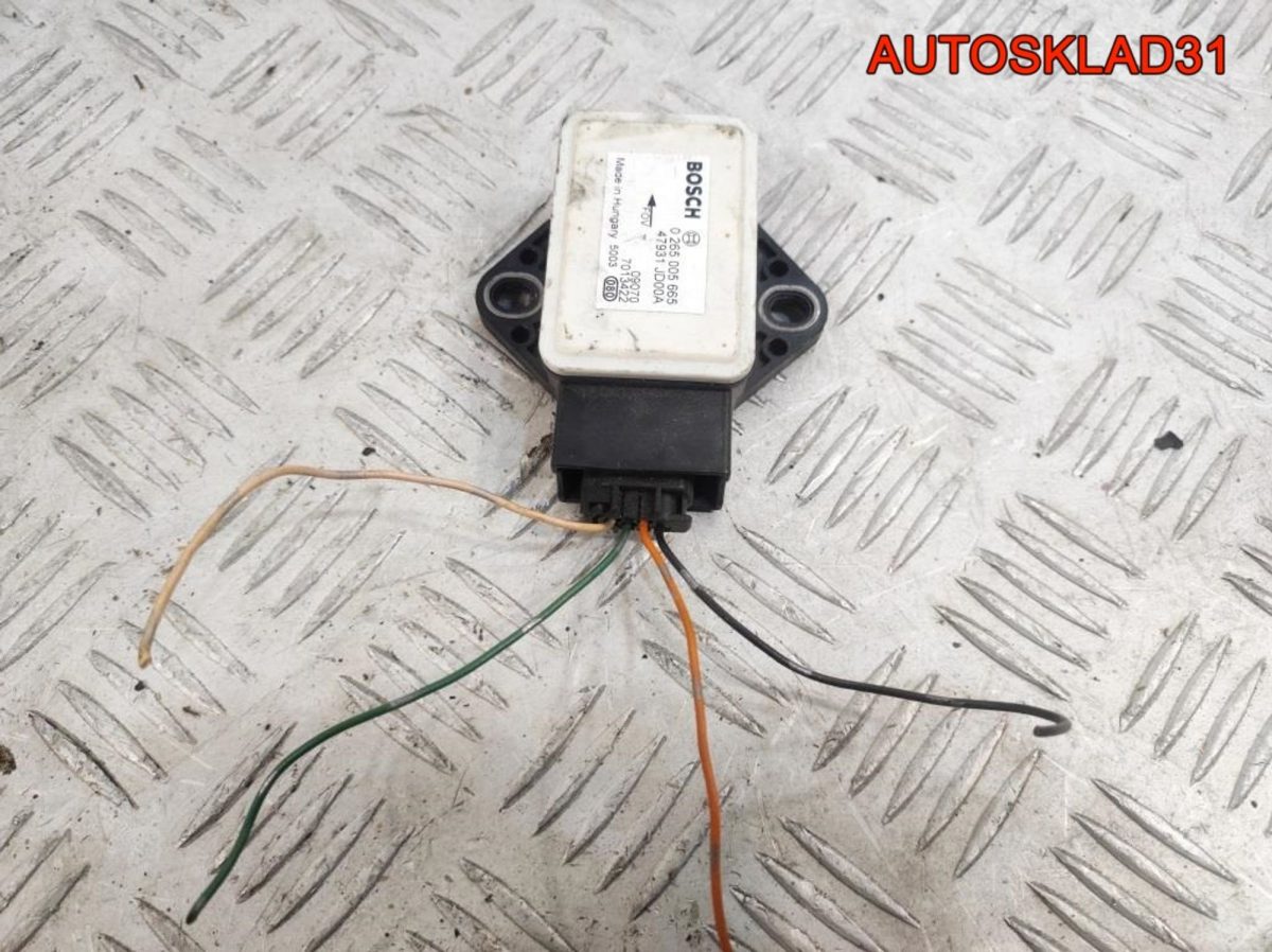 Датчик ускорения Nissan Qashqai J10 1.5 K9K 47931JD00A - АвтоСклад31.рф - авторазборка контрактные б/у запчасти в г. Белгород