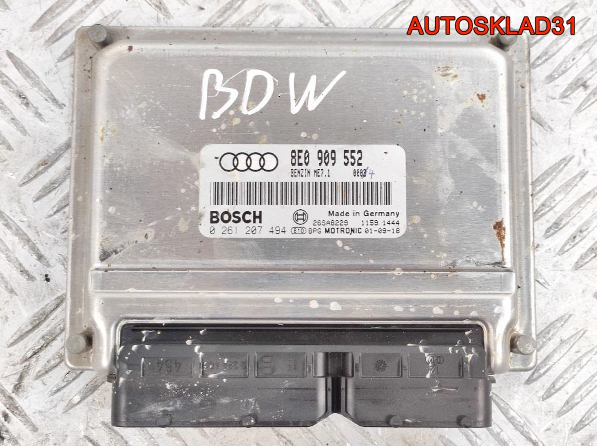 Блок ЭБУ Audi A4 B6 2.4 BDV Бензин 8E0909552 - АвтоСклад31.рф - авторазборка контрактные б/у запчасти в г. Белгород Блок ЭБУ Audi A4 B6 2.4 BDV Бензин 8E0909552 - АвтоСклад31.рф - авторазборка контрактные б/у запчасти в г. Белгород