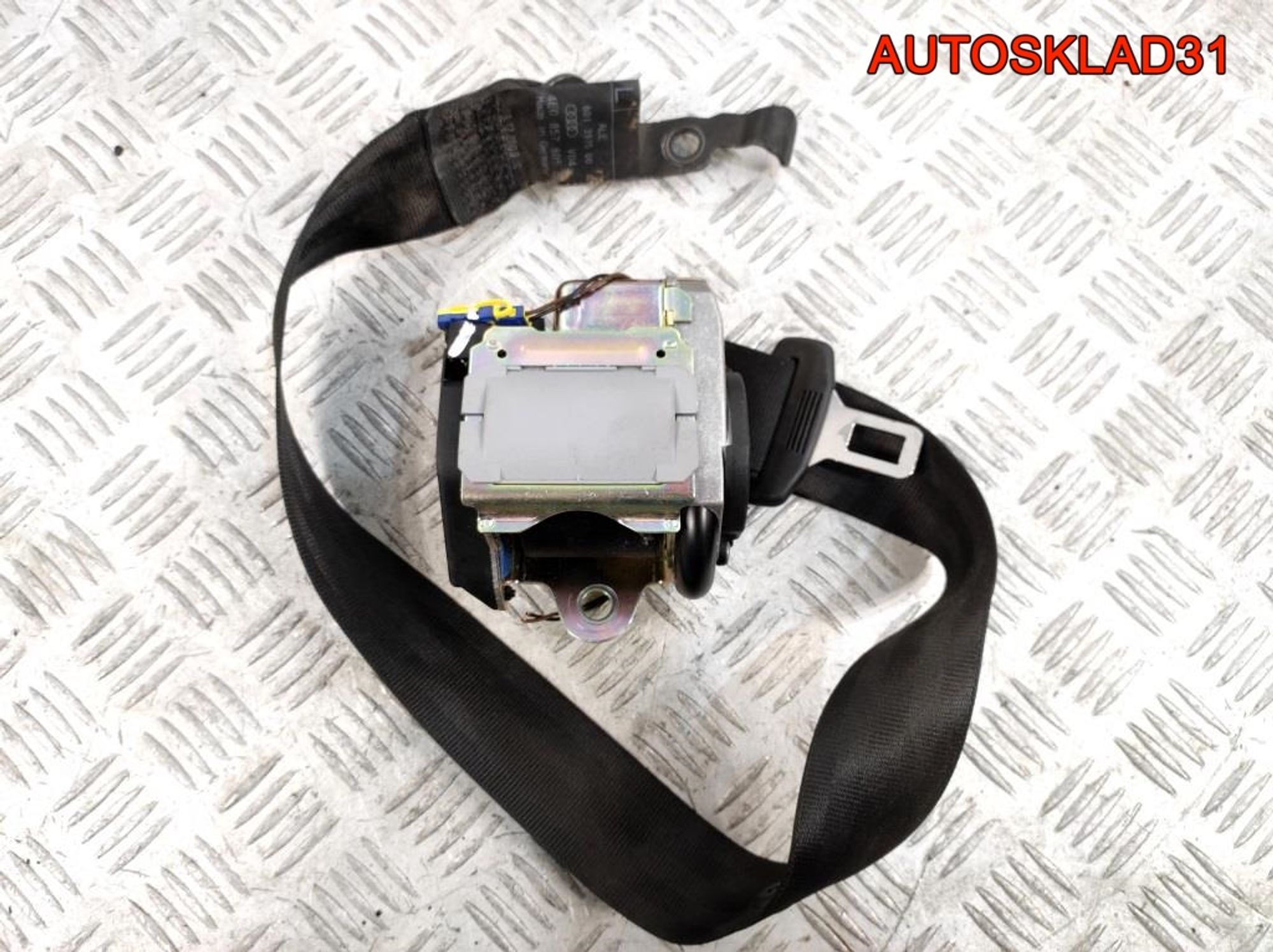 Ремень безопасности задний левый Audi A8 D3 4E0857805B - АвтоСклад31.рф - авторазборка контрактные б/у запчасти в г. Белгород Ремень безопасности задний левый Audi A8 D3 4E0857805B - АвтоСклад31.рф - авторазборка контрактные б/у запчасти в г. Белгород