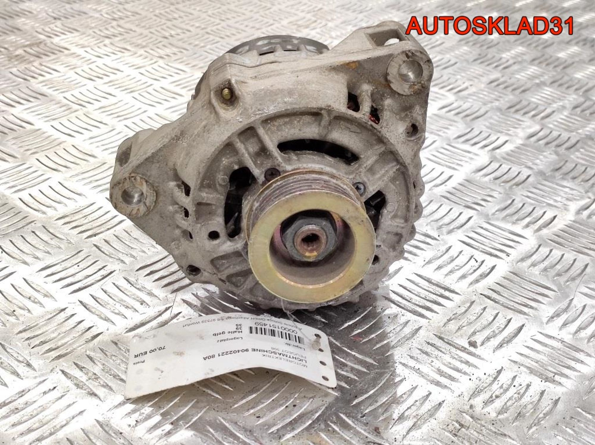 Генератор 80A Peugeot 306 0123310011 1,8 Бензин (Р) - АвтоСклад31.рф - авторазборка контрактные б/у запчасти в г. Белгород Генератор 80A Peugeot 306 0123310011 1,8 Бензин (Р) - АвтоСклад31.рф - авторазборка контрактные б/у запчасти в г. Белгород