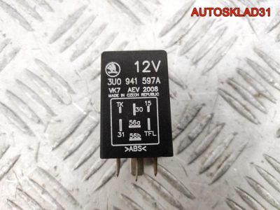 Реле №456 Skoda Octavia A4 3U0941597A - АвтоСклад31.рф - авторазборка контрактные б/у запчасти в г. Белгород