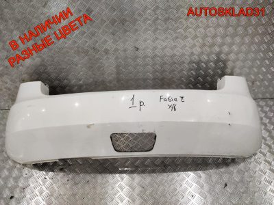 Бампер задний Skoda Fabia 2 5J6807421 Хетчбэк - АвтоСклад31.рф - авторазборка контрактные б/у запчасти в г. Белгород