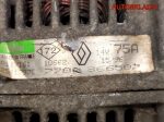 Генератор 75A Renault Megane 1 7700866507 (Р) - АвтоСклад31.рф - авторазборка контрактные б/у запчасти в г. Белгород