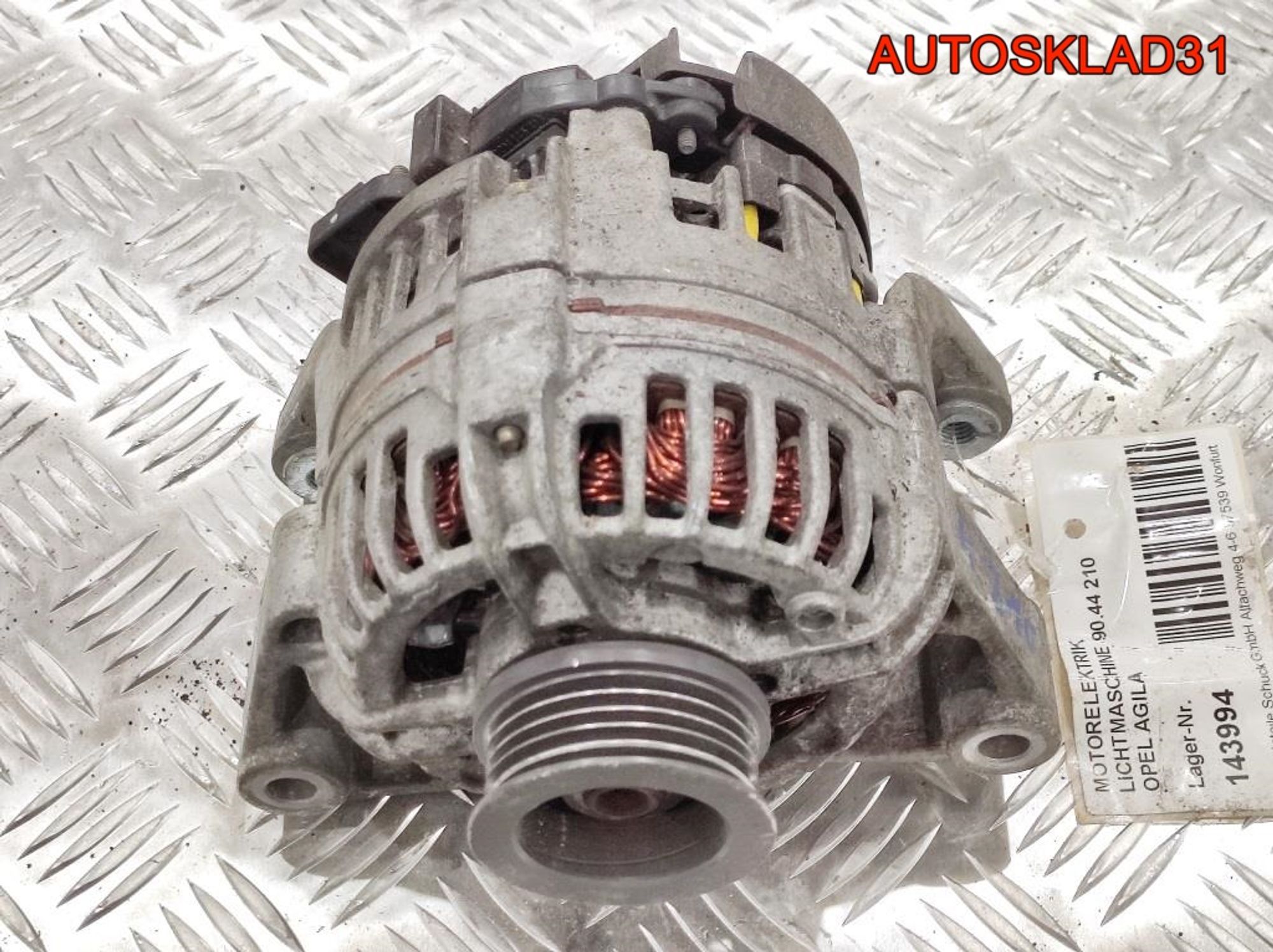 Генератор 70A Opel Agila Z14XEP Бензин 24437119 (Р) - АвтоСклад31.рф - авторазборка контрактные б/у запчасти в г. Белгород Генератор 70A Opel Agila Z14XEP Бензин 24437119 (Р) - АвтоСклад31.рф - авторазборка контрактные б/у запчасти в г. Белгород