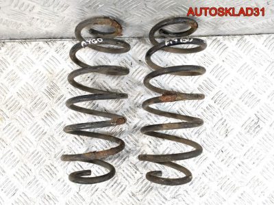 Пружина подвески задняя Комплект Toyota Aygo 1,0 Бензин 482310H020 - АвтоСклад31.рф - авторазборка контрактные б/у запчасти в г. Белгород