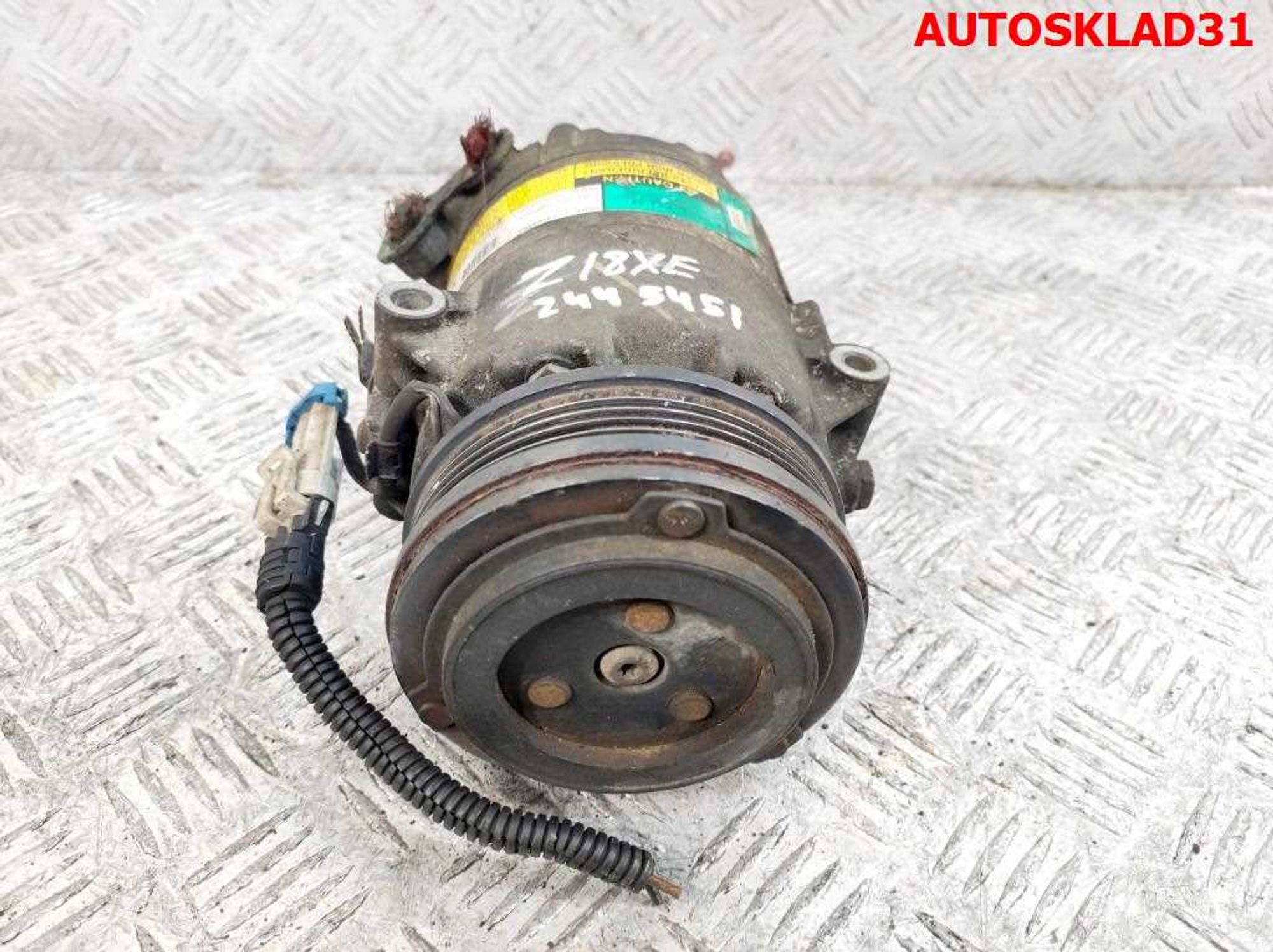 Компрессор кондиционера Opel Zafira A 1,8 Z18XE 24464151 - АвтоСклад31.рф - авторазборка контрактные б/у запчасти в г. Белгород Компрессор кондиционера Opel Zafira A 1,8 Z18XE 24464151 - АвтоСклад31.рф - авторазборка контрактные б/у запчасти в г. Белгород