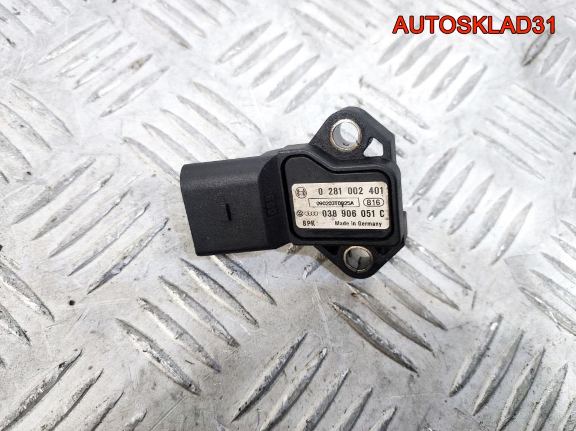 Датчик абсолютного давления VW Sharan 038906051C - АвтоСклад31.рф - авторазборка контрактные б/у запчасти в г. Белгород Датчик абсолютного давления VW Sharan 038906051C - АвтоСклад31.рф - авторазборка контрактные б/у запчасти в г. Белгород