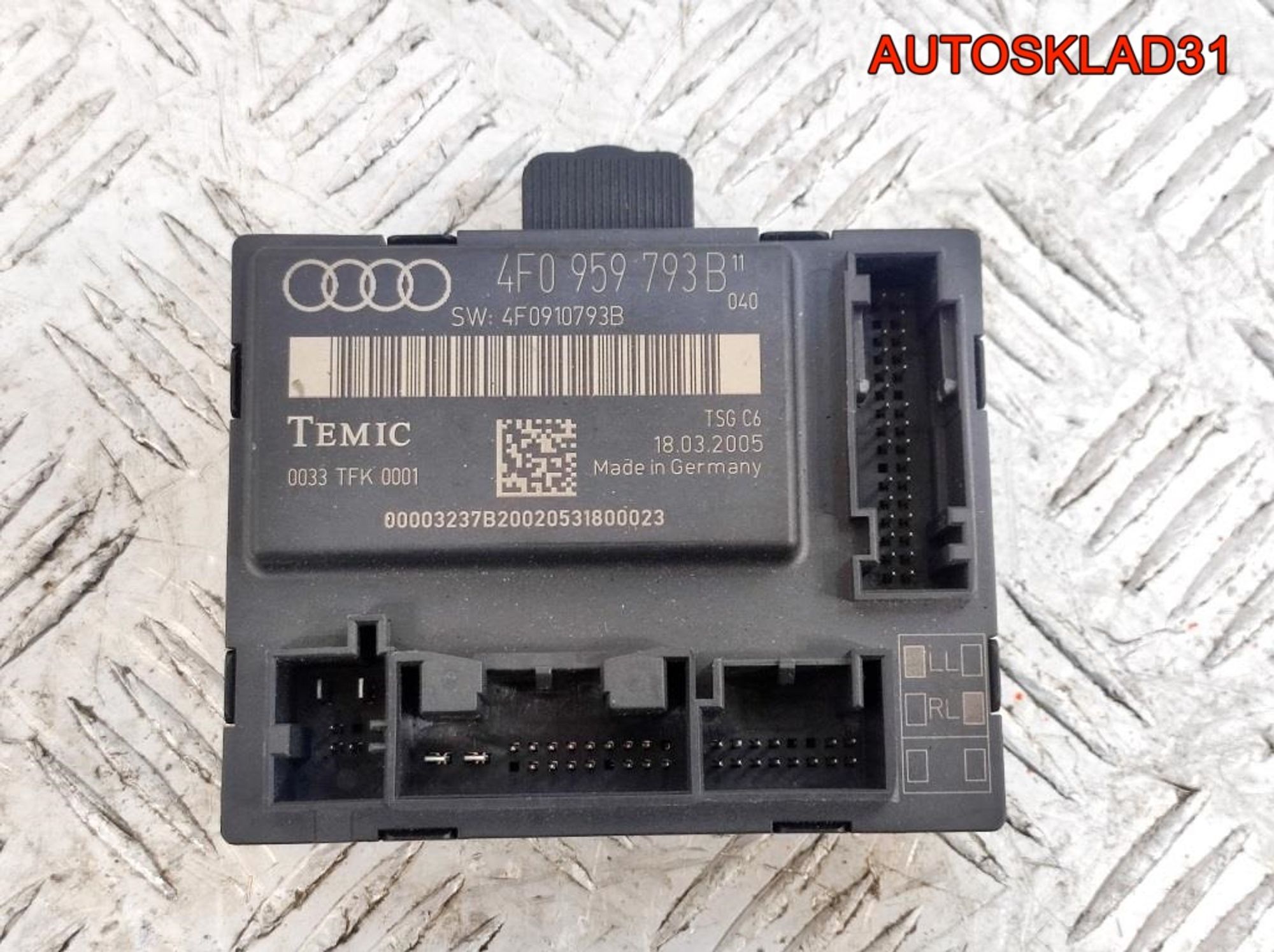 Блок комфорта передней л/ двери Audi A6 C6 4F0959793B - АвтоСклад31.рф - авторазборка контрактные б/у запчасти в г. Белгород Блок комфорта передней л/ двери Audi A6 C6 4F0959793B - АвтоСклад31.рф - авторазборка контрактные б/у запчасти в г. Белгород