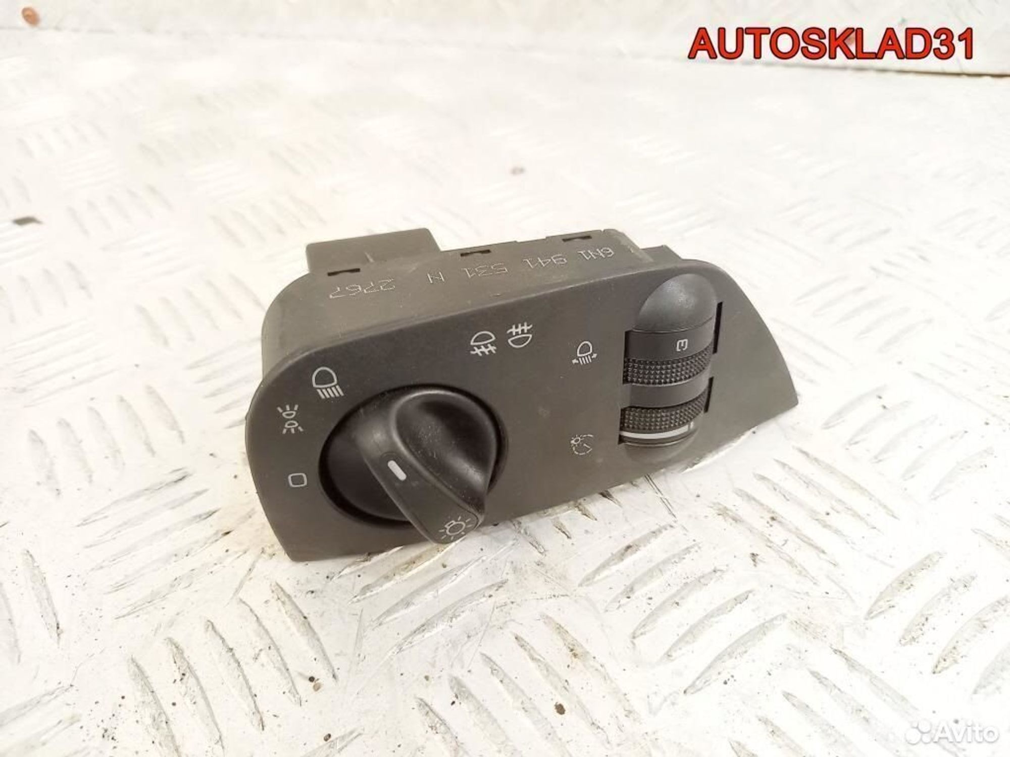 Переключатель света фар VW Polo Classic 6N1941531N - АвтоСклад31.рф - авторазборка контрактные б/у запчасти в г. Белгород Переключатель света фар VW Polo Classic 6N1941531N - АвтоСклад31.рф - авторазборка контрактные б/у запчасти в г. Белгород